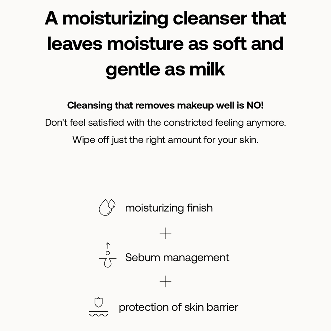 Rolling milk facial cleanser 240ml (8.12 Fl Oz)