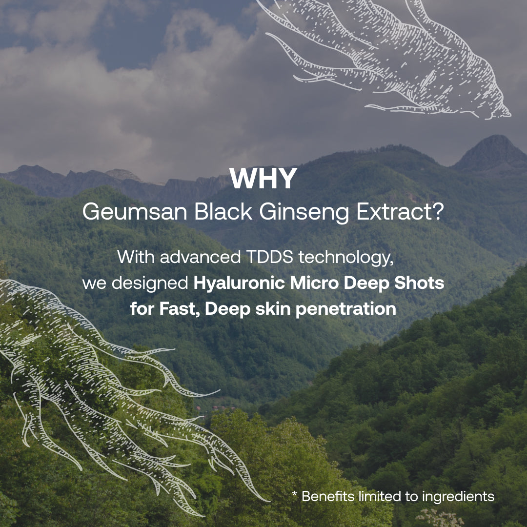 Geumsan Black Ginseng Peptide Under Eye Patches (2 Patches)